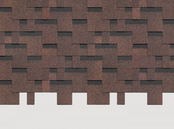 Мягкая кровля Döcke Standard Тетрис, Коричневый