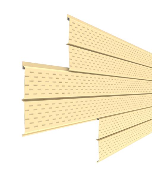 Металлический софит Евробрус Полиэстер RAL1015 0,4 мм