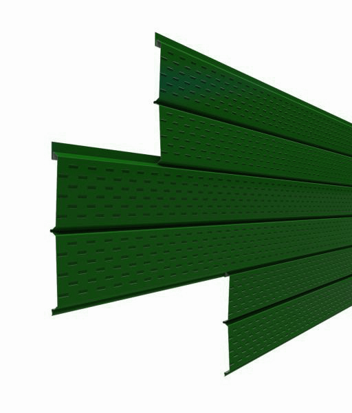 Металлический софит Евробрус Полиэстер RAL6002 0,4 мм