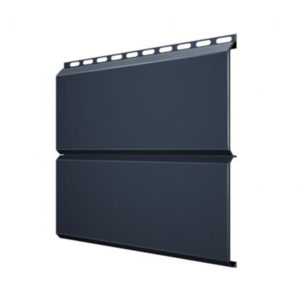 Металлический сайдинг ЕвроБрус Полиэстер RAL7024 0,4 мм