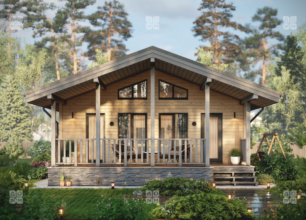 Панельно - каркасные дома ПРЕФАБ